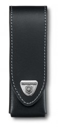 Чехол на ремень VICTORINOX для ножей 111 мм толщиной до 6 уровней, кожаный, чёрный