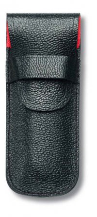 Чехол VICTORINOX для ножей 84 мм толщиной до 3 уровней, кожаный, чёрный - Чехлы