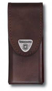 Чехол на ремень VICTORINOX для мультитулов SwissTool Spirit Plus, кожаный, коричневый - Чехлы