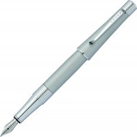 Перьевая ручка Cross Beverly. Цвет - серебристый матовый, перо - нержавеющая сталь, среднее - Перьевые ручки