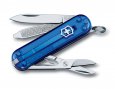 Нож-брелок VICTORINOX Classic SD, 58 мм, 7 функций, полупрозрачный синий