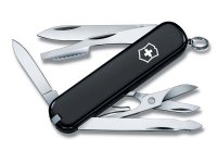 Нож перочинный VICTORINOX Executive, 74 мм, 10 функций, чёрный - Карманные 74/84 мм