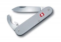 Нож перочинный VICTORINOX Bantam Alox, 84 мм, 5 функций, алюминиевая рукоять, серебристый - Армейские 84/85 мм