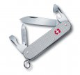 Нож перочинный VICTORINOX Cadet Alox, 84 мм, 9 функций, алюминиевая рукоять, серебристый