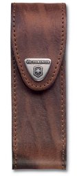Чехол на ремень VICTORINOX для ножей 111 мм толщиной 4-6 уровней, кожаный, коричневый