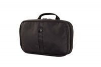 Несессер VICTORINOX Zip-Around Travel Kit, 3 отделения, чёрный, нейлон 800D, 28x8x18 см, 4 л - Дорожные аксессуары