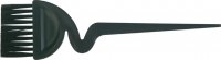 Кисть для окрашивания DEWAL,черная, с черной прямой щетиной, с ручкой "зиг-заг", широкая 55мм - Кисти для окрашивания
