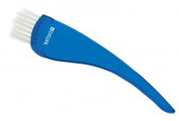 Кисть для окрашивания DEWAL, прозрачная синяя, с белой прямой щетиной, узкая 35мм - Кисти для окрашивания