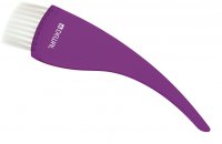 Кисть для окрашивания DEWAL, прзрачная фиолетовая, с белой прямой щетиной, широкая 50мм - Кисти для окрашивания
