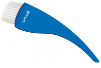 Кисть для окрашивания DEWAL, прозрачная синяя, с белой прямой щетиной, широкая 50мм - Кисти для окрашивания