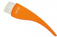 Кисть для окрашивания DEWAL, прозрачная оранжевая, с белой прямой щетиной, широкая 50мм - Кисти для окрашивания