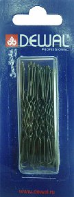 Шпильки DEWAL черные, волна 60 мм, 24шт/уп, на блистере - Шпильки - цена и заказ в Москве и Санкт-Петербурге, интернет-магазин ZaUglom