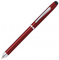 Многофункциональная ручка Cross Tech3+. Цвет - красный. - Многофункциональные ручки 
