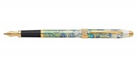 Перьевая ручка Cross Botanica. Цвет - "Зеленая лилия" - Перьевые ручки