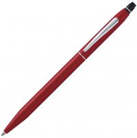 Шариковая ручка Cross Click в блистере, с доп. гелевым стержнем черного цвета. Цвет -красный - Шариковые ручки 