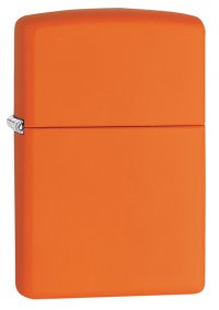 Зажигалка ZIPPO Classic с покрытием Orange Matte, латунь/сталь, оранжевая, матовая, 36x12x56 мм - Зажигалки - цена и заказ в Москве и Санкт-Петербурге, интернет-магазин ZaUglom