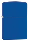 Зажигалка ZIPPO Classic с покрытием Royal Blue Matte, латунь/сталь, синяя, матовая, 36x12x56 мм