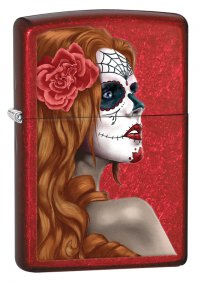 Зажигалка ZIPPO Classic с покрытием Candy Apple Red™, латунь/сталь, красная, глянцевая, 36x12x56 мм - Зажигалки - цена и заказ в Москве и Санкт-Петербурге, интернет-магазин ZaUglom