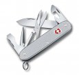 Нож перочинный VICTORINOX Pioneer X, 93 мм, 9 функций, алюминиевая рукоять, серебристый