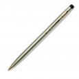 Ручка шариковая Pierre Cardin GAMME, корпус- латунь, отделка - никель, детали дизайна - сталь и поз