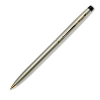 Ручка шариковая Pierre Cardin GAMME, корпус- латунь, отделка - никель, детали дизайна - сталь и поз - Шариковые ручки