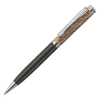Шариковая ручка Pierre Cardin GAMME, цвет - черный/колпачок "античная медь". Упаковка E-1 - Шариковые ручки