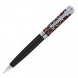 Шариковая ручка Pierre Cardin L``ESPRIT, цвет - матовый черный/красный. Упаковка L.