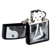 Зажигалка ZIPPO Woman Sword Black Matte, латунь с порошковым покрытием, черный, матовая, 36х12x56 мм