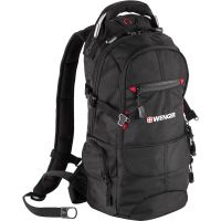 Рюкзак WENGER «NARROW HIKING PACK» цв. чёрный, полиэстер 210D PU, 23х18х47 см - Рюкзаки