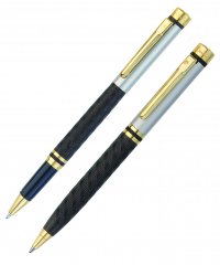 Набор: ручка шариковая + роллер Pierre Cardin PEN and PEN, корпус: латунь, лак - Наборы