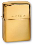 Зажигалка ZIPPO High Polish Brass, латунь, золотой, глянцевая, 36х56х12 мм,