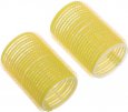 Бигуди-липучки DEWAL BEAUTY желтые d 32ммx63мм(10шт/упак)