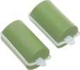 Бигуди резиновые DEWAL BEAUTYзеленые d 38ммx70мм(10шт/упак)