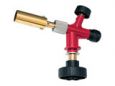 Профессиональная горелка на газовый баллон, пьезоподжиг, металл. корпус// Matrix